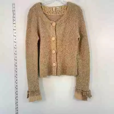 Moth Beige M Cardigan Sweater - Women's Regular Size • $34