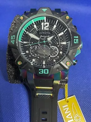 Invicta Aviator Iridescent/black Mod 40168 Men’s Wristwatch • $290