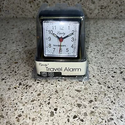 Equity 20080 Quartz Folding Travel Alarm Clock New • $16.99