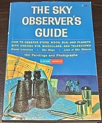 Vintage The Sky Observers Guide 1965 Handbook For Amateurs • £10.25