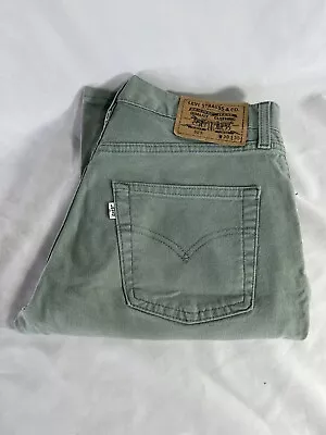 Vintage & Rare 90s Levi’s 525 Bootcut Jeans. Pistachio Green. W30 L30. White Tab • £39.99