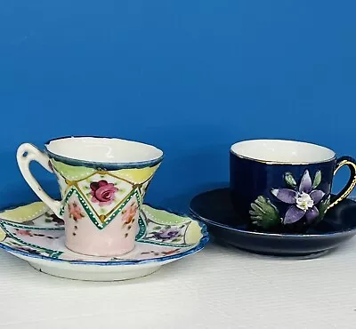 VTG Set Of Decorative Mini Tea Cups With Saucers • $15