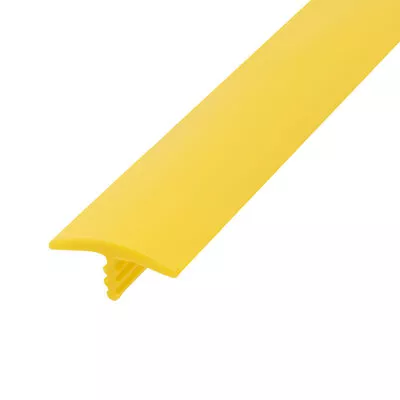 Outwater Plastic T-molding 7/8 Inch Camarie Yellow Flexible Polyethylene Center • $151.99