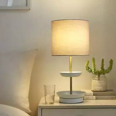 NEW Urban Shop Two Tier Catchall Table Lamp GoldFree Shipping • $27.31