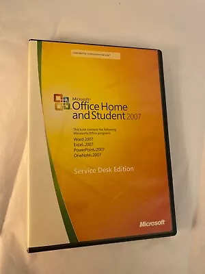 Microsoft Office Home And Student 2007 Service Desk Edition • $20