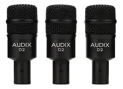 Audix D2 Trio Dynamic Instrument Microphone 3-pack (3-pack) Bundle • $1107