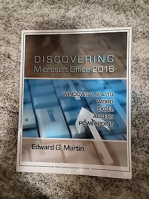 Discovering Microsoft Office 2016 • $30