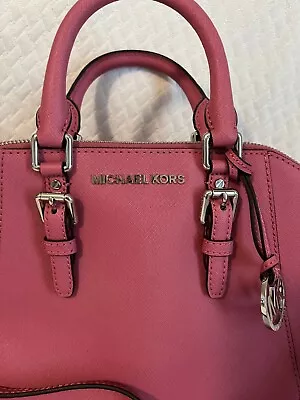 Michael Kors Women’s Pink Crossbody Small Handbag Satchel • $75