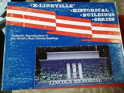 K-Lineville K-4195 Historical Buildings LINCOLN MEMORIAL Kit NEW SEALED • $79.99