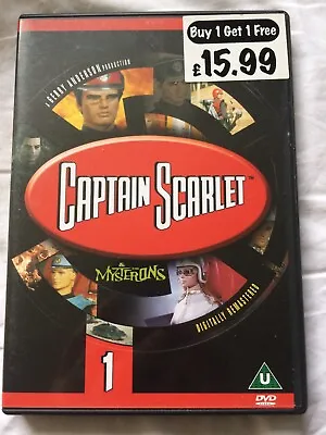 Captain Scarlet Vol 1 DVD (REGION 2) • £2.81