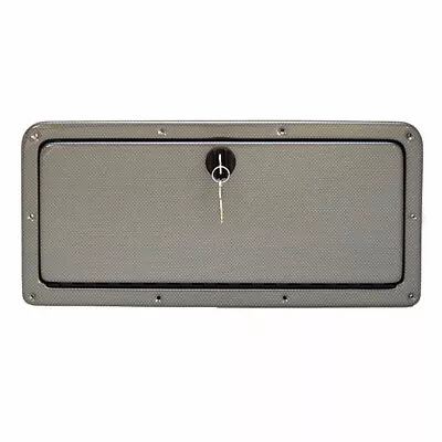 Rinker Boat Glove Compartment Door | 262 Silver Plastic 16 3/4 Inch • $105.60