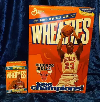 Vintage Michael Jordan Chicago Bulls Wheaties Boxes - Unopened - 1994 1996 • $15