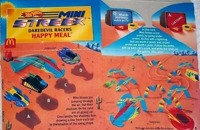 1992 Mattel Hot Wheels Mini STREEX Toys McDonald's Happy Meal Toy Vintage • $3.99