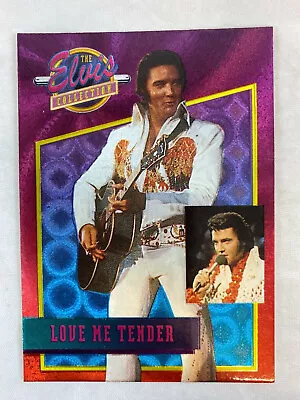1992 Elvis Presley Collection Foil Blank Back (FOIL DUFEX) Card LOVE ME TENDER • $4.95