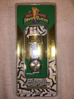 Mighty Morphin Power Rangers White Ranger Collector's Series Quartz Watch W/ TIN • $49.99