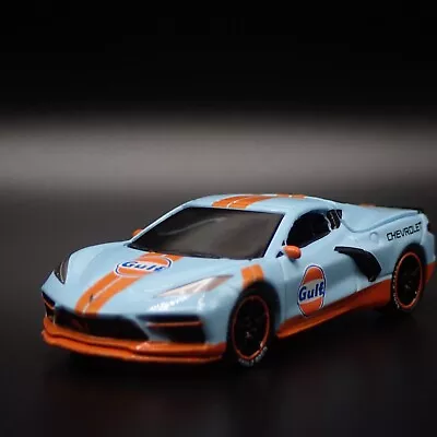 2022 22 Chevy Chevrolet Corvette Stingray C8 Gulf 1:64 Scale Diecast Model Car • $16.98