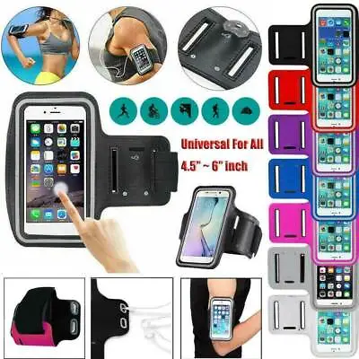 $14.29 • Buy Armband Phone Holder Cover Sport Bag Pouch Exercise Case Wristband For Iphone AU