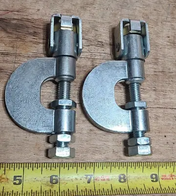 Lot Of 2  New  3/8 -16Sloped Beam Clamp For Threaded Rod Mcmaster Carr #4725T23 • $59.97