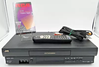 JVC S-VHS HiFi 4-Head VCR HR-J692U Video Tape Recorder Player W/ Rem RCA & Tape • $89.06