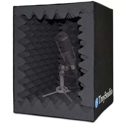  Portable Vocal Booth Large Foldable Microphone Isolation Shield Small Size • $48.86