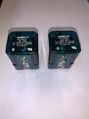 Midtex Relay 157-23t1l1 120 Vac 5a At 120 Vac 5a 240 Vac 2a 600 Vac New Qty 2 • $11.50