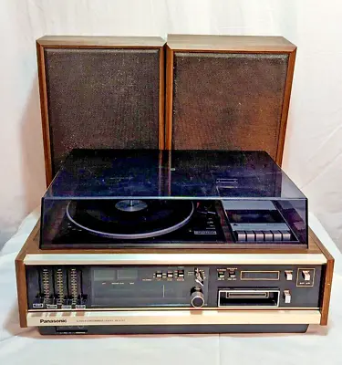 Panasonic Turntable Player Cassette 8 Track Radio Audio Entertainment RS-876S • $180