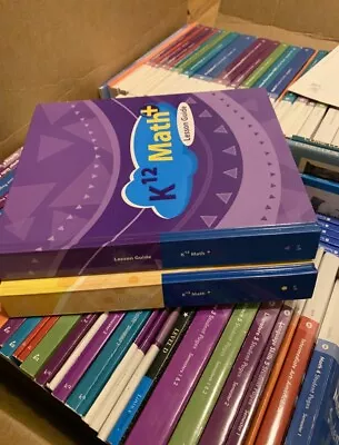 Huge Lot Of K12 Books Online Home School Curriculum Student Teacher Guides Math • $100