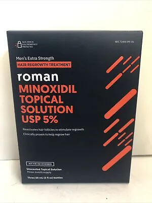 Roman Minoxidil Topical Unscented Solution USP 5% Exp. 11/2023 • $14.95