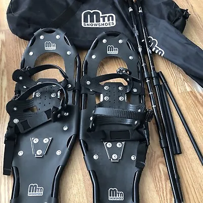 Mtn Snowshoes And Poles Adult Size • $45