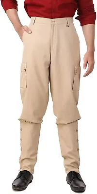 Pants Steampunk Gothic Victorian Cosplay Costume Airship Men's Trousers • $44.95