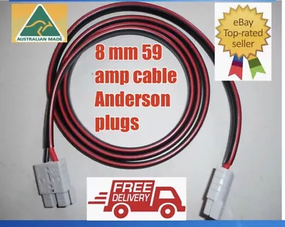 3 Meter 8mm 8b&s Twin Core Dc Cable Anderson Style Plugs  Lead • $48.48