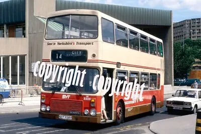£0.99 • Buy Bus Photo - South Yorkshire Transport 2228 SDT228Y Dennis Dominator Sheffield