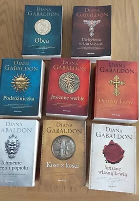 £100 • Buy Polish Books Bundle Set Polskie Ksiazki Zestaw Diana Gabaldon Obca Outlander 1-8