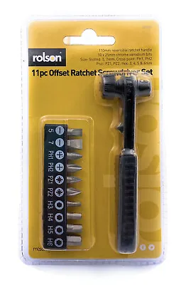 Rolson Offset Screwdriver Set Quality Tools - 11 Pieces • £5.15