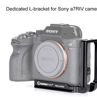 Sunwayfoto L-bracket Sony A7RIV/a9II/a7rii Arca Swiss Quick Release Plate NEW • £40.36