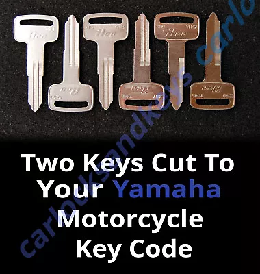 1980-1982 Yamaha Exciter SR185 SR250 Motorcycle Keys Cut By Code • $18.45