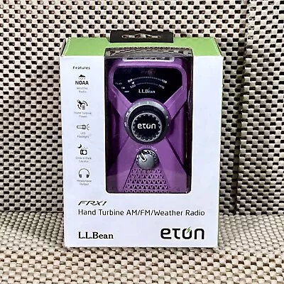 Eton 'L.L. Bean' FRX1 Hand Turbine AM/FM Weather Radio W LED Flashlight Works • $10