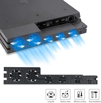 $94.95 • Buy Linkstyle Cooling Fan For PS4 PRO, USB External Cooler 5 Fan Turbo Temperature C