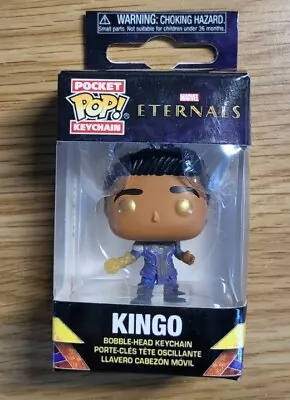 Funko Pocket Pop Vinyl 1 Figure Kingo Eternals Marvel Keyring 2022 • £4.75