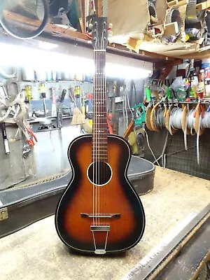 Vintage 1960's Stella Harmony Acoustic Guitar 6 STRING Parlor 32  • $179.99