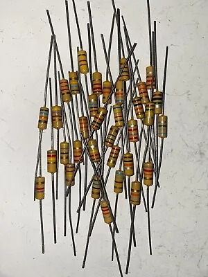 47R 5% 05W  10 Pcs  ISKRA  Carbon Film Resistor NOS Vintage • $20