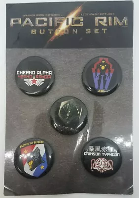 Pacific Rim Promo SDCC 2012 Button Set Of 5 • $9.99