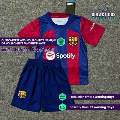 Messi FC Barcelona Home Kids Full Set *PLEASE READ* • $39.99