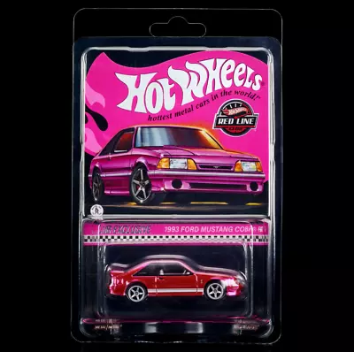 Hot Wheels RLC 24th National Convention Pink 93 Ford Mustang Cobra R • $79.95