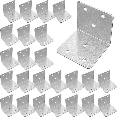 40 Pcs Metal Corner Braces 2x2in L Brackets For Wood 90 Degree Heavy Duty W... • $43.42