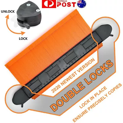 10'' Upgrade Contour Gauge Profile Tool Contour Duplicator ABS With 2 Lock Saker • $26.98