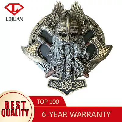 Viking Warrior Resin Statues For Decor Wall Bedrooms Living Rooms Offices Garden • £14.96