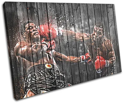 Boxing Mike Tyson  Sports SINGLE CANVAS WALL ART Picture Print • £19.99