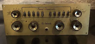 McIntosh Model C8 Mono Tube PreAmp Record Compensator 12AX7 Tubes Serial # 1B465 • $764.99