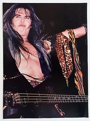 W.a.s.p. Blackie Lawless Live~orig 1985 Poster~full Page Magazine Pinup Clipping • $14.99